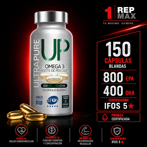 Omega 3 UltraPure |150 Cáps | NEWSCIENCE | 800 EPA / 400 DHA