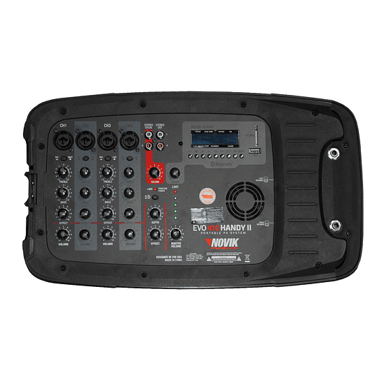 Sistema de sonido Novik Evo 410 Handy II