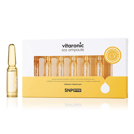 Pack de 7 Ampollas Tratamiento Intensivo Vitaminas  y Ácido Hialurónico (Vitaronic) 