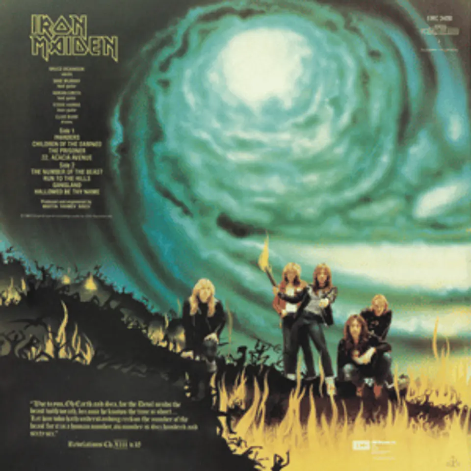 Iron Maiden - The Number of the beast (vinilo 1Lp) 2