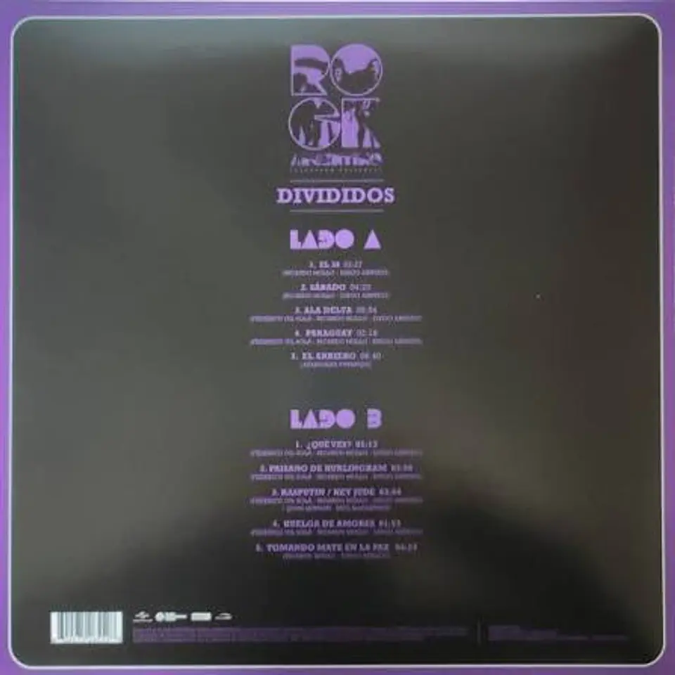 DIVIDIDOS - SERIE ORO ROCK NACIONAL (VINILO 1LP BLACK VINYL)  2