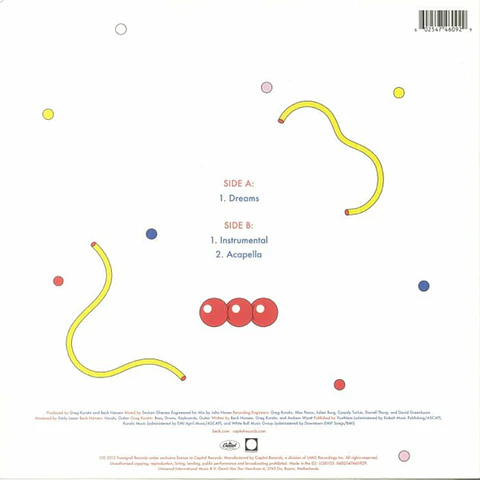 Beck - Dreams (vinilo azul 12" single)