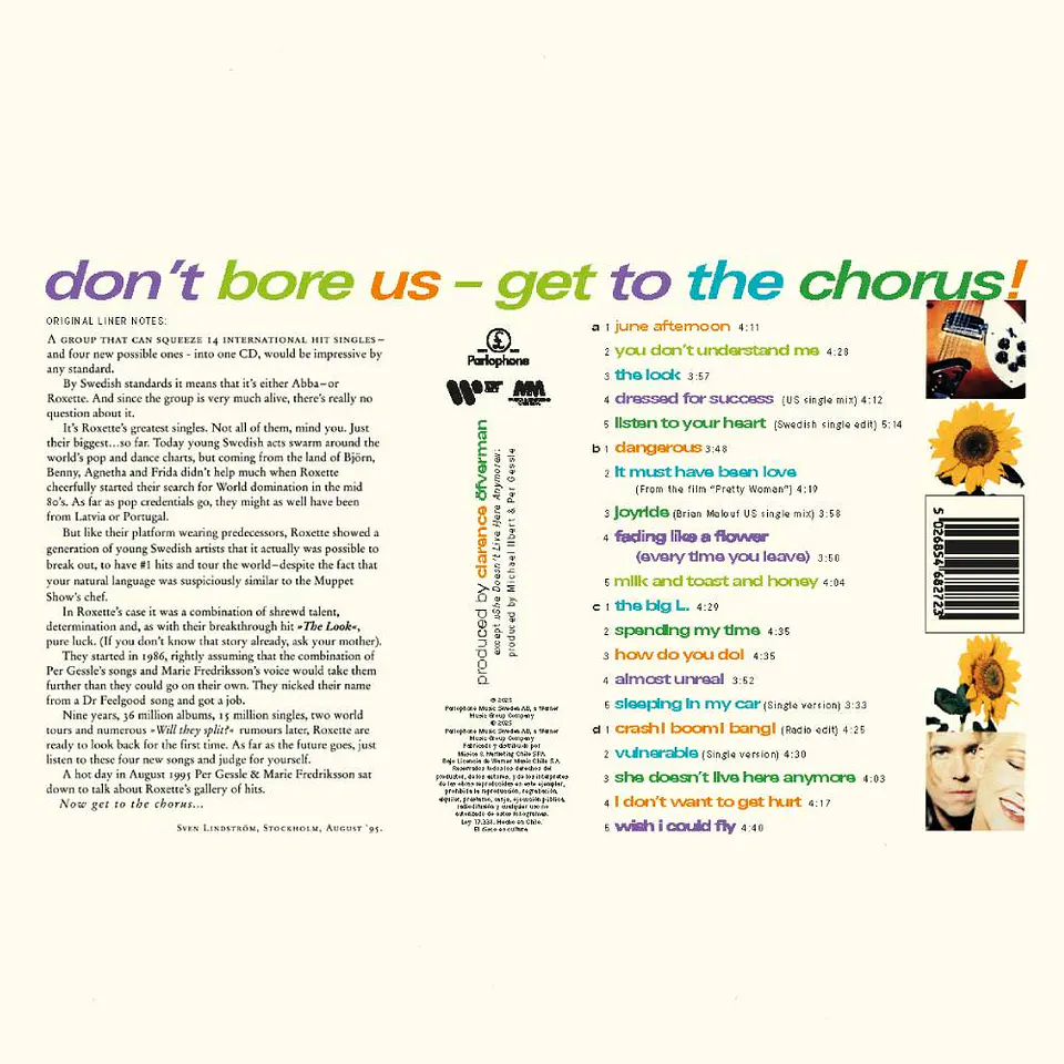 ROXETTE - DON´T BORE US - GET TO THE CHORUS! (ANNIVERSARY EDITION) (VINILO 2LP) 4