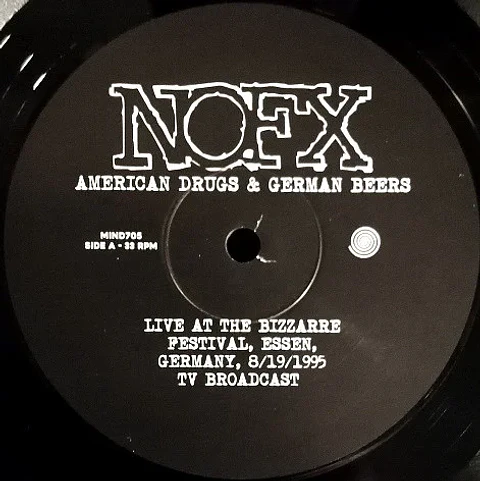 NOFX - AMERICAN DRUGS & GERMAN BEERS LIVE (VINILO 1LP)