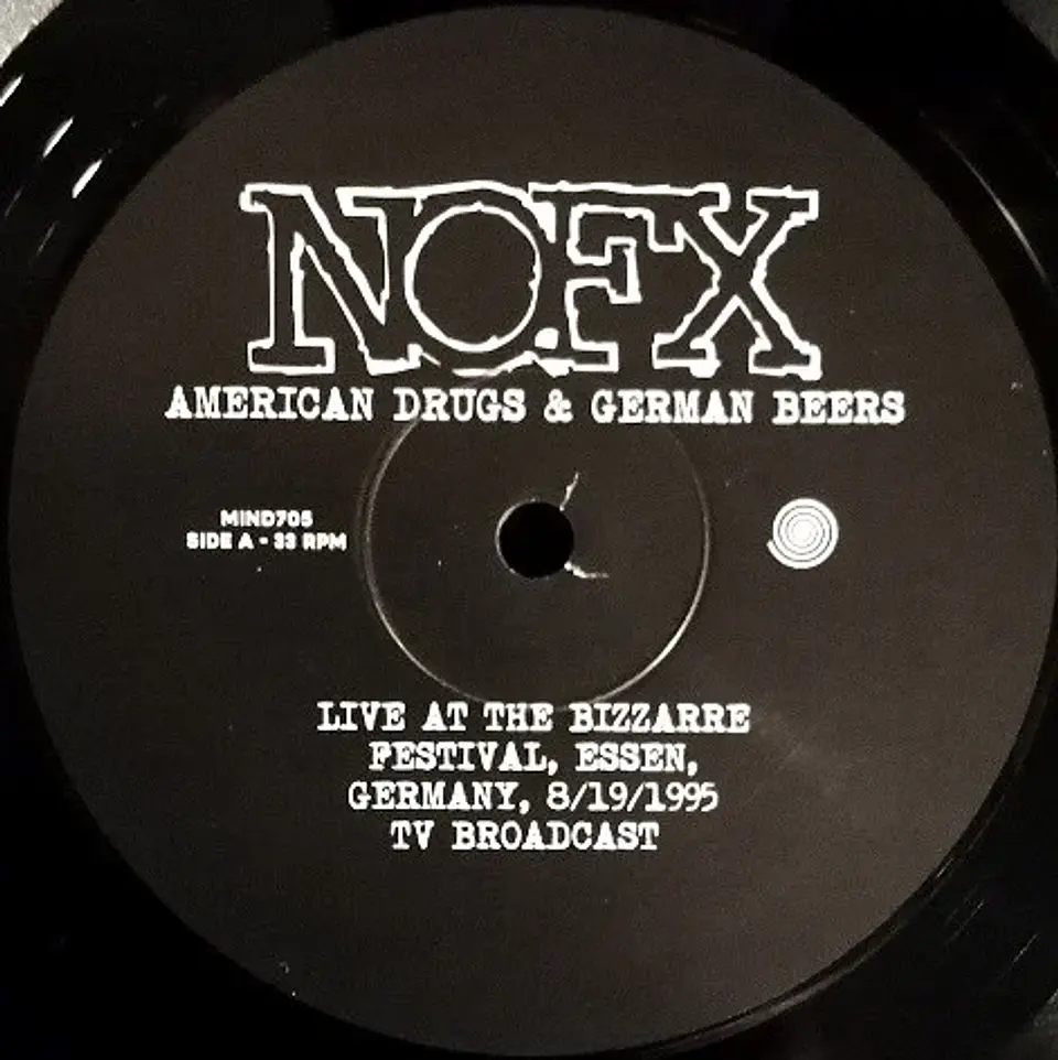 NOFX - AMERICAN DRUGS & GERMAN BEERS LIVE (VINILO 1LP) 2