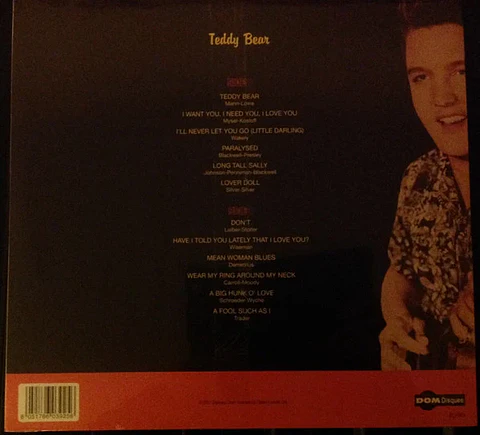 ELVIS PRESLEY - TEDDY BEAR (VINILO 1LP)