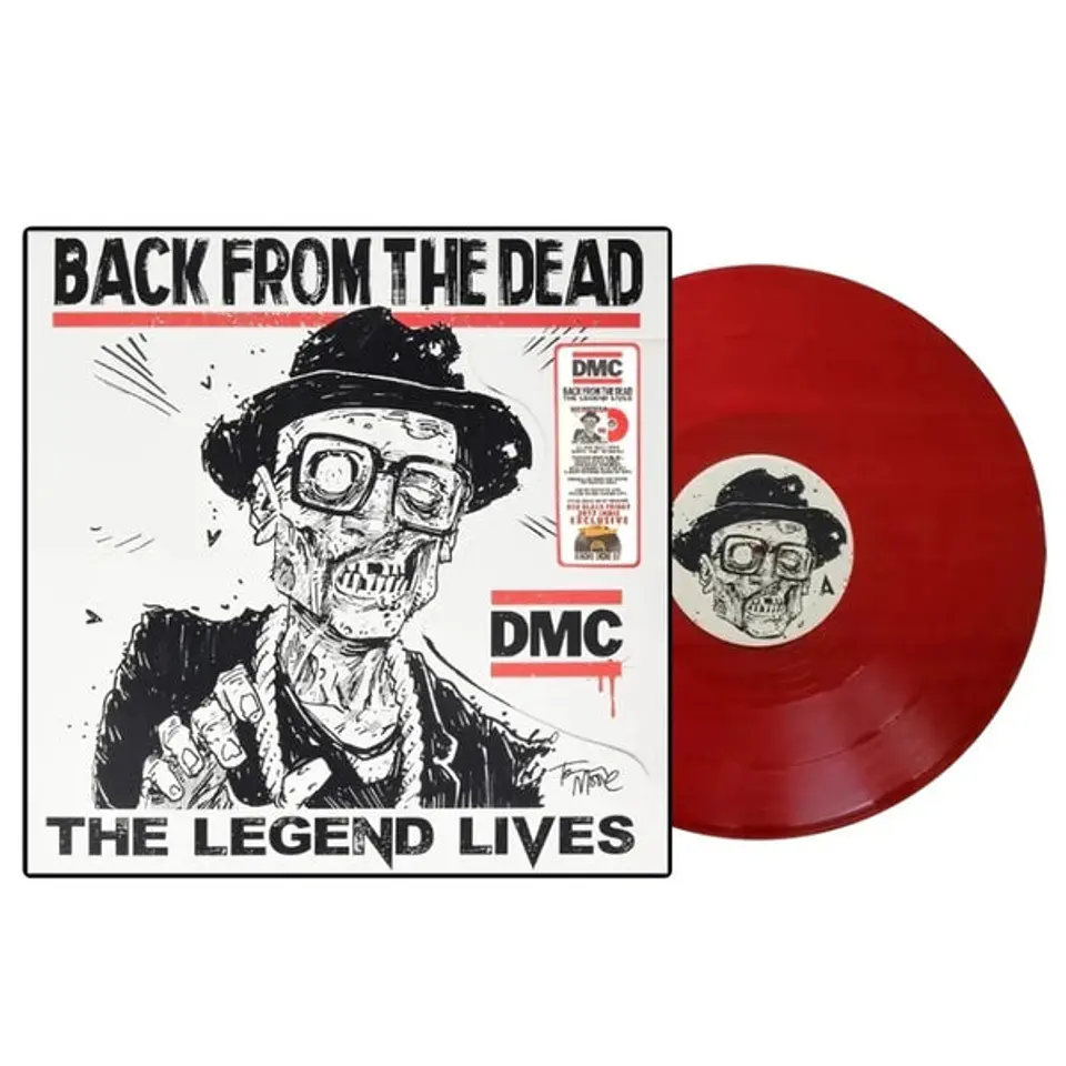  DMC - BACK FROM THE DEAD THE LEGEND LIVES RED VINYL (VINILO 1LP) ED LIMITADA 1