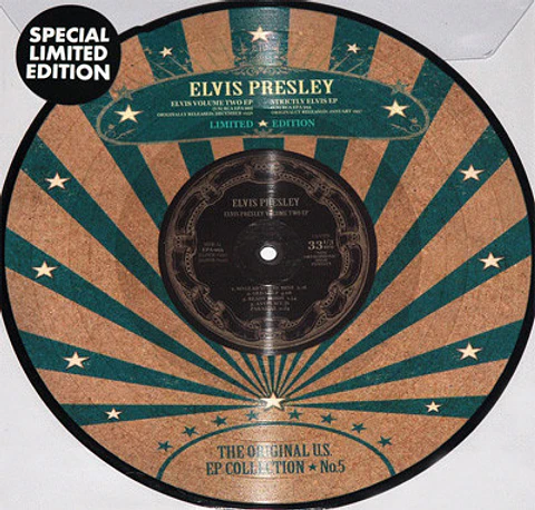 ELVIS PRESLEY - US EP COLLECTION 5 ED LIMITADA PICTURE DISC (VINILO 10INCH)