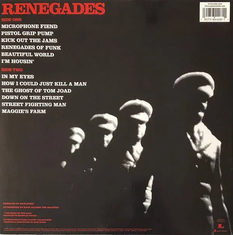 RAGE AGAINST THE MACHINE - RENEGADES (VINILO 1Lp)