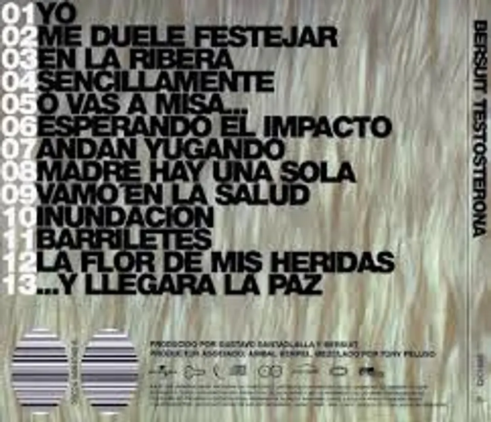 BERSUIT VERGARABAT – TESTOSTERONA (CD) 2