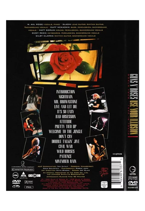 GUNS N´ ROSES - USE YOUR ILLUSION I / WORLD TOUR 1992 IN TOKIO (DVD)