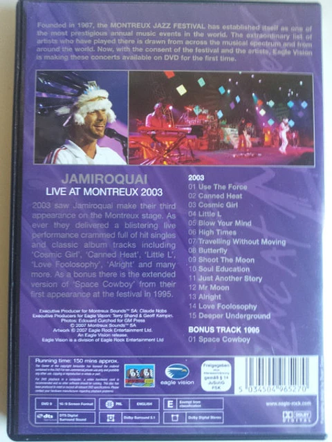 Jamiroquai - Live at Montreux 2003 (DVD)