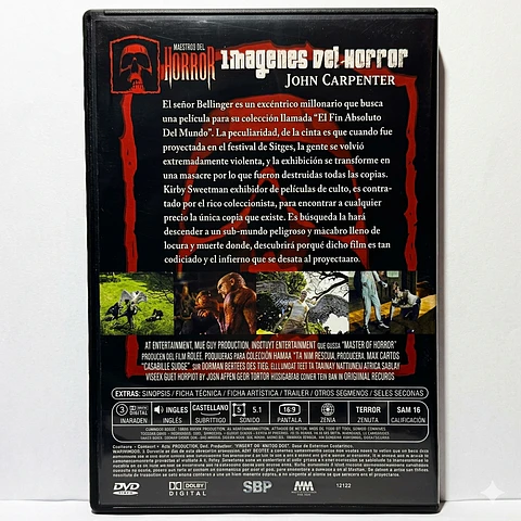 Imagenes del horror - John Carpenter (DVD de época)
