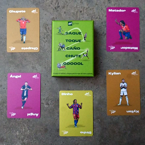 Saque Toque Caño Chute Goool (juego de mesa)
