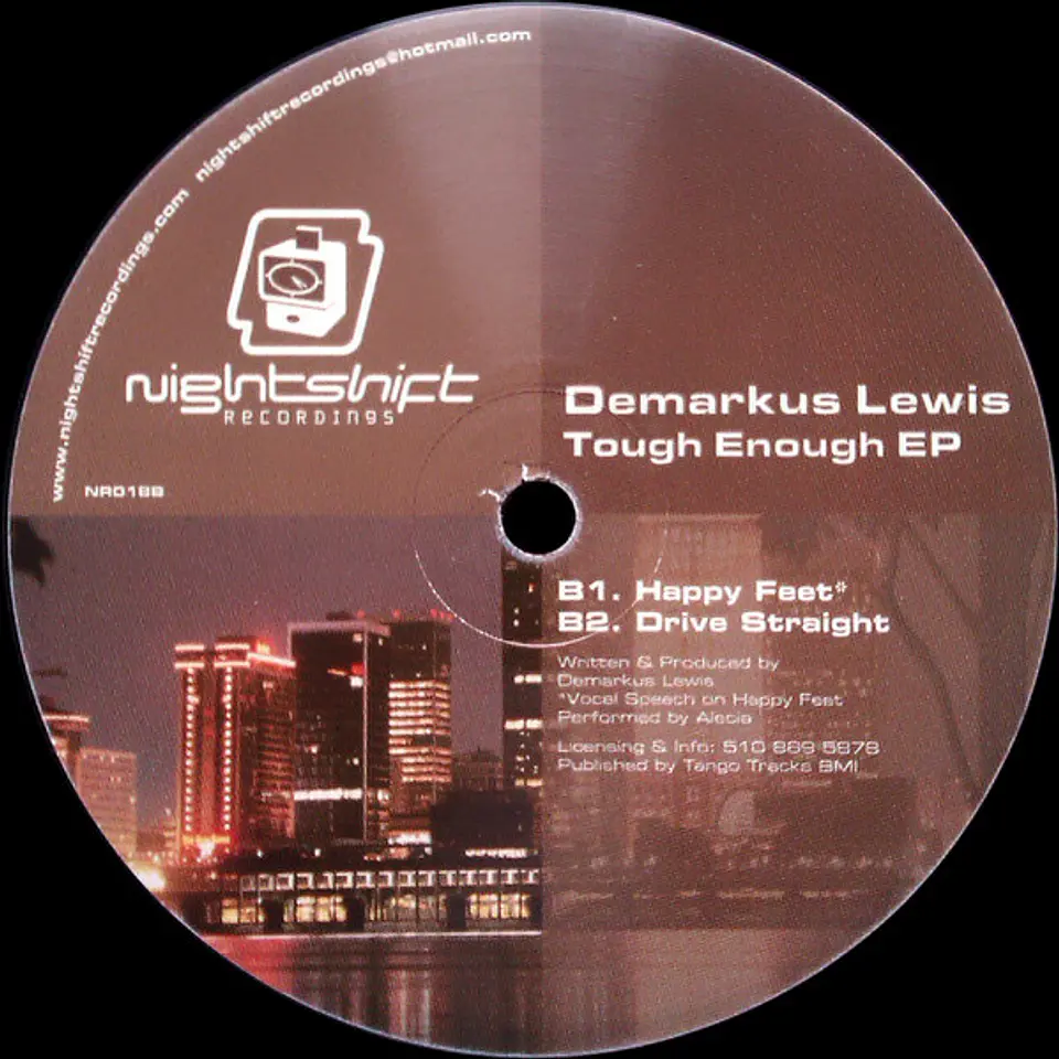 Tough Enough EP - Demarkus Lewis (vinilo de época/electrónica) 3