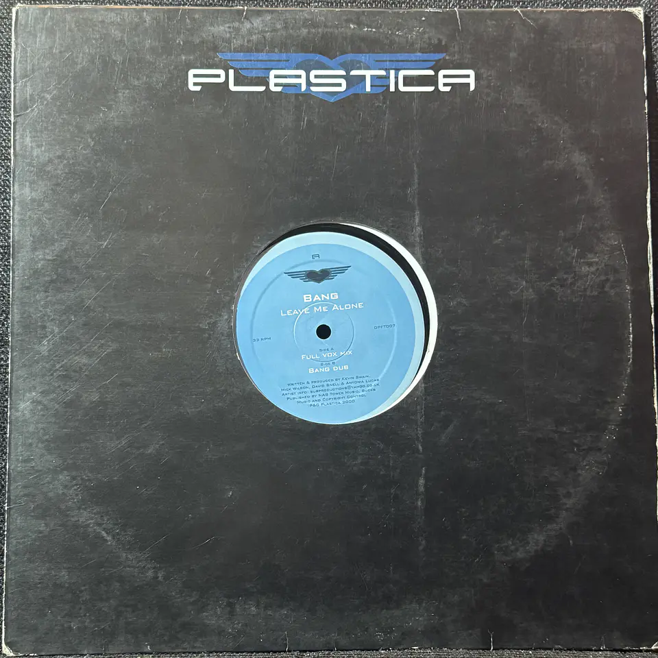 Bang - Leave me alone (vinilo de época/electrónica) 1