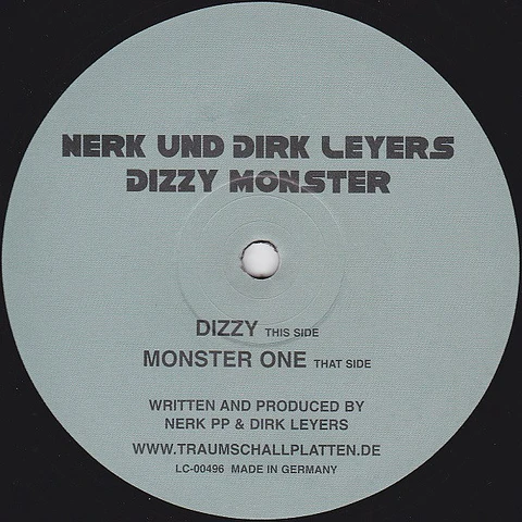 Nerk und dirk leyers - Dizzy Monsters (vinilo de época/electrónica) 