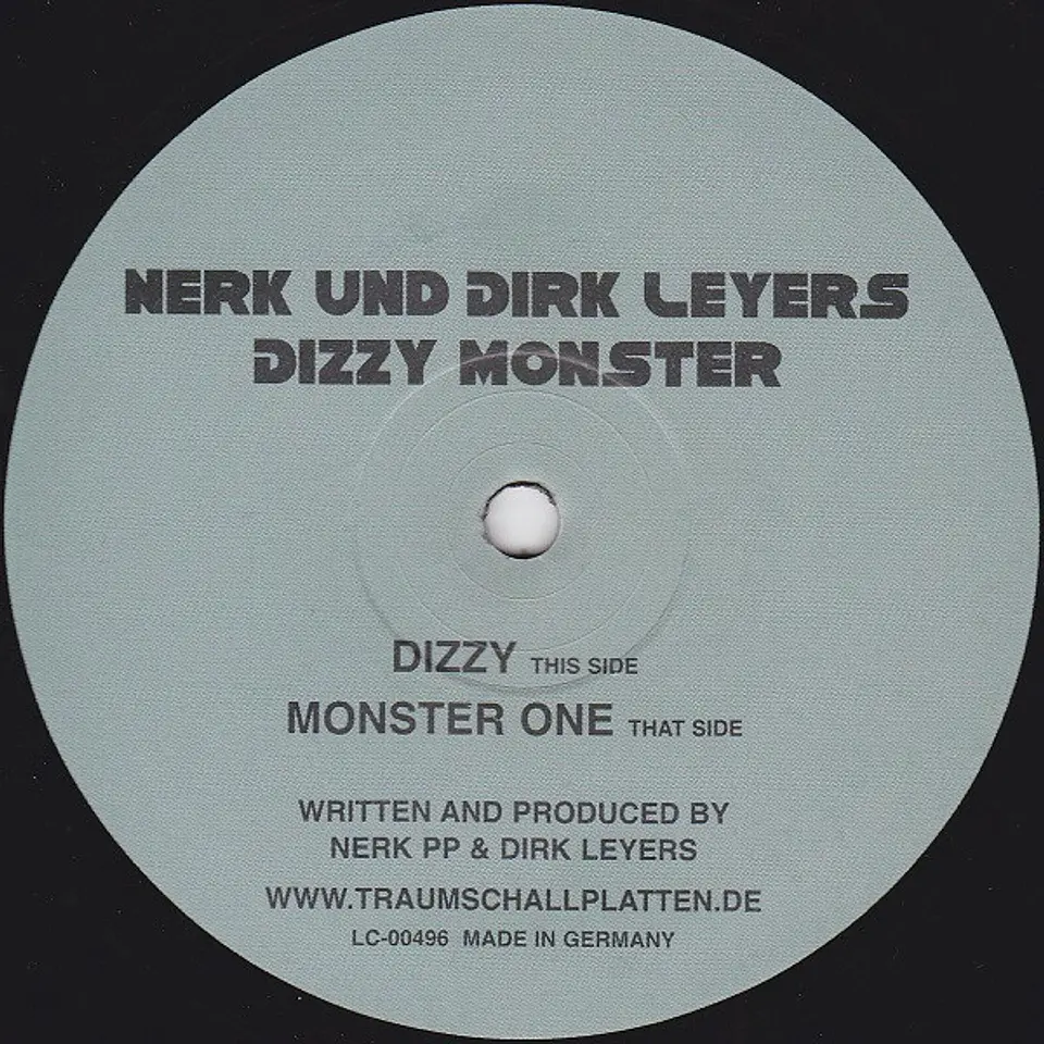 Nerk und dirk leyers - Dizzy Monsters (vinilo de época/electrónica)  2