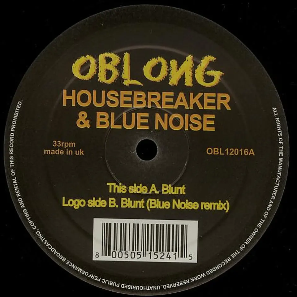 Blunt - Housebreaker & blue noise (vinilo de época/electrónica) 2