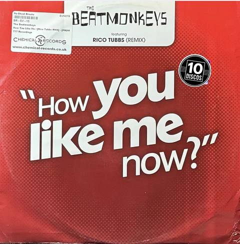 The Beatmonkeys - How you like me now (vinilo de época/electrónica)