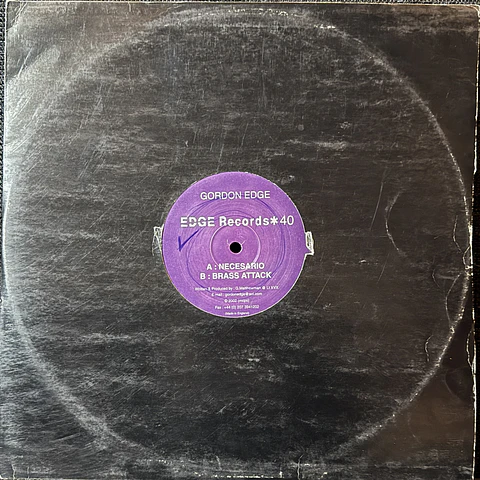 Gordon Edge - Necesario (vinilo doble de época/electrónica)