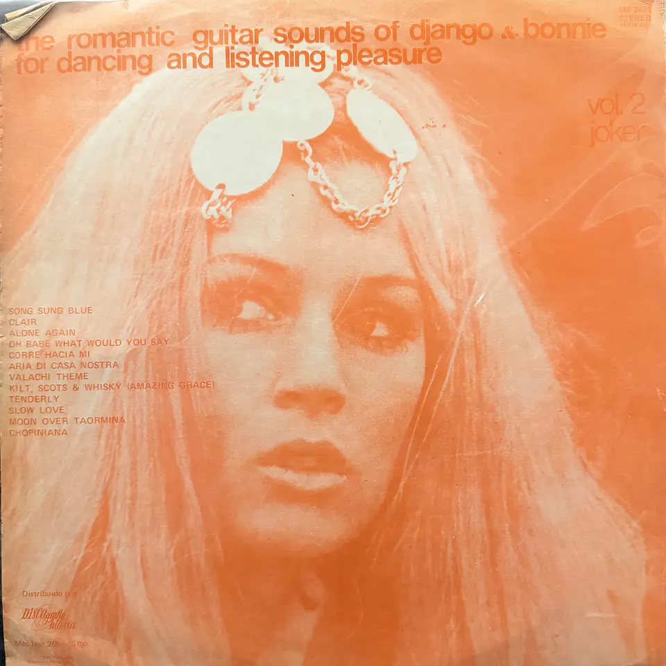 Django & Bonnie - The romantic guitar sound for dancing and listening pleasure, vol. 2 (vinilo de época 1Lp) 2