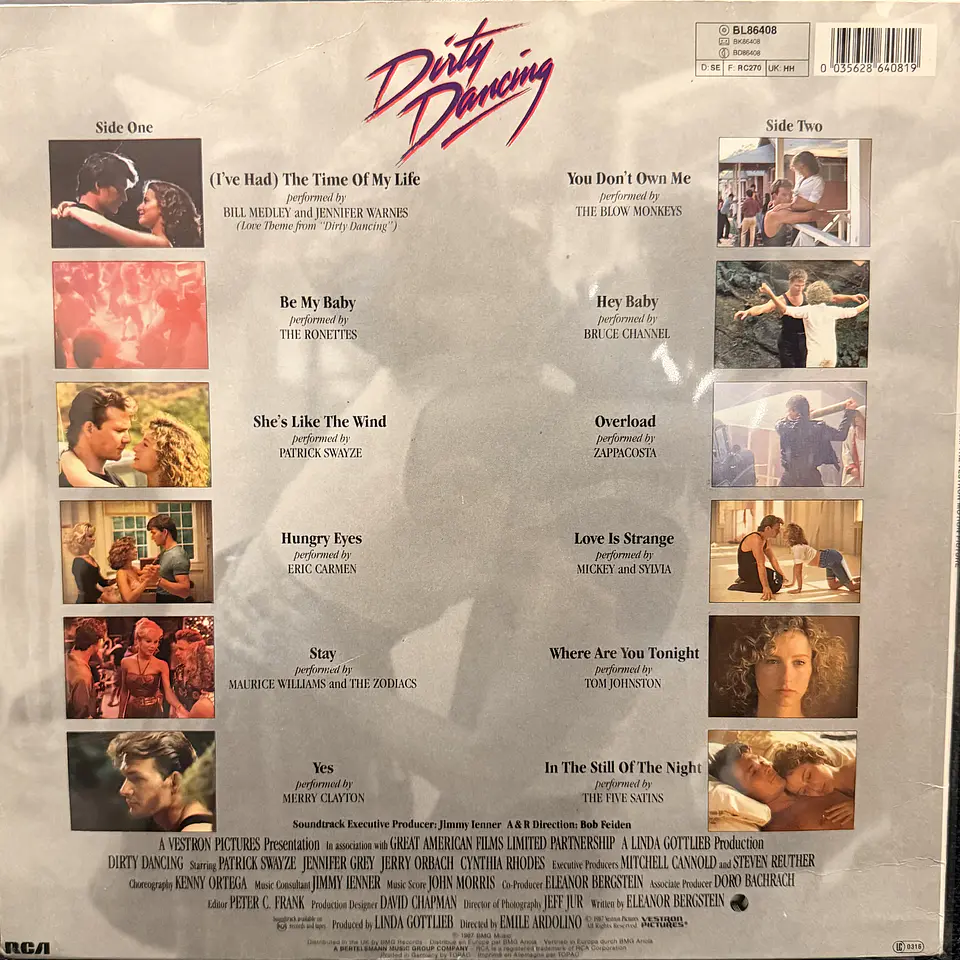 Dirty Dancing - Original soundtrack (vinilo de época 1Lp) 2