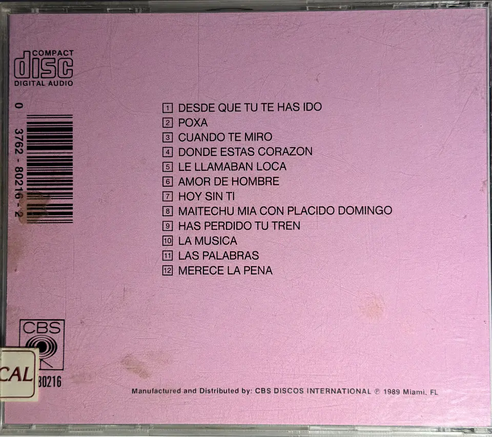 Mocedades - 12 Grandes éxitos (CD de época) 2