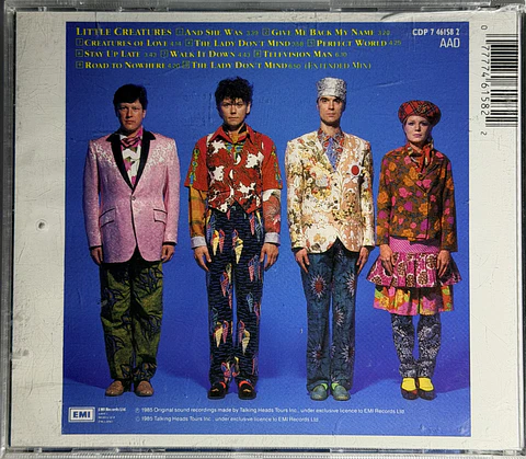 Talking Heads - Little Creatures (CD de época)
