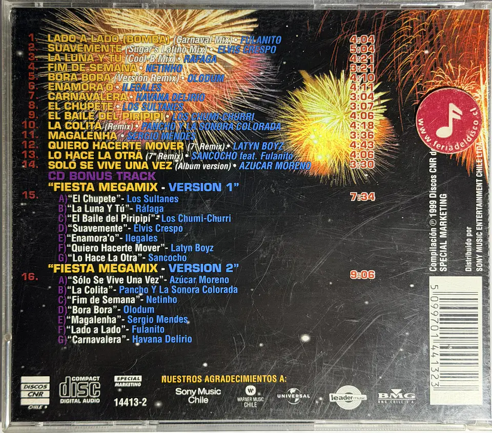 Varios Artistas - La Fiesta Del Siglo (CD de época) 2