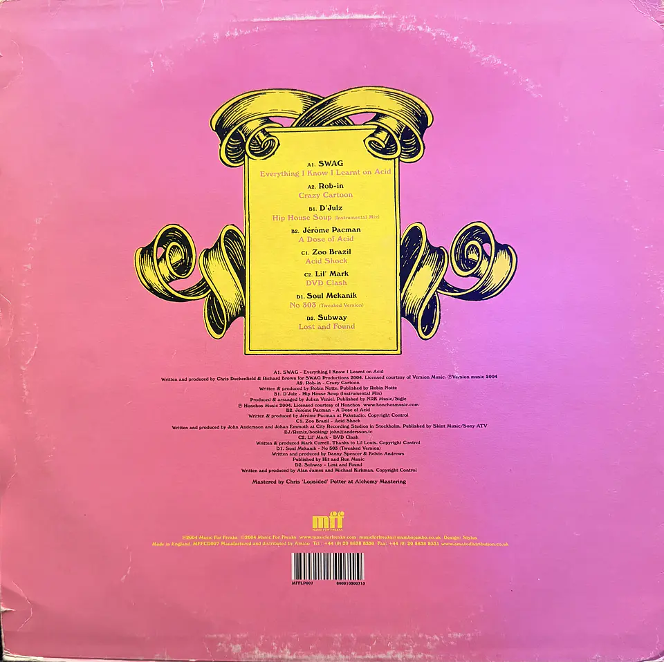 Varios - Bad Acid (Volume 1) / (vinilo de época 2Lp) 2