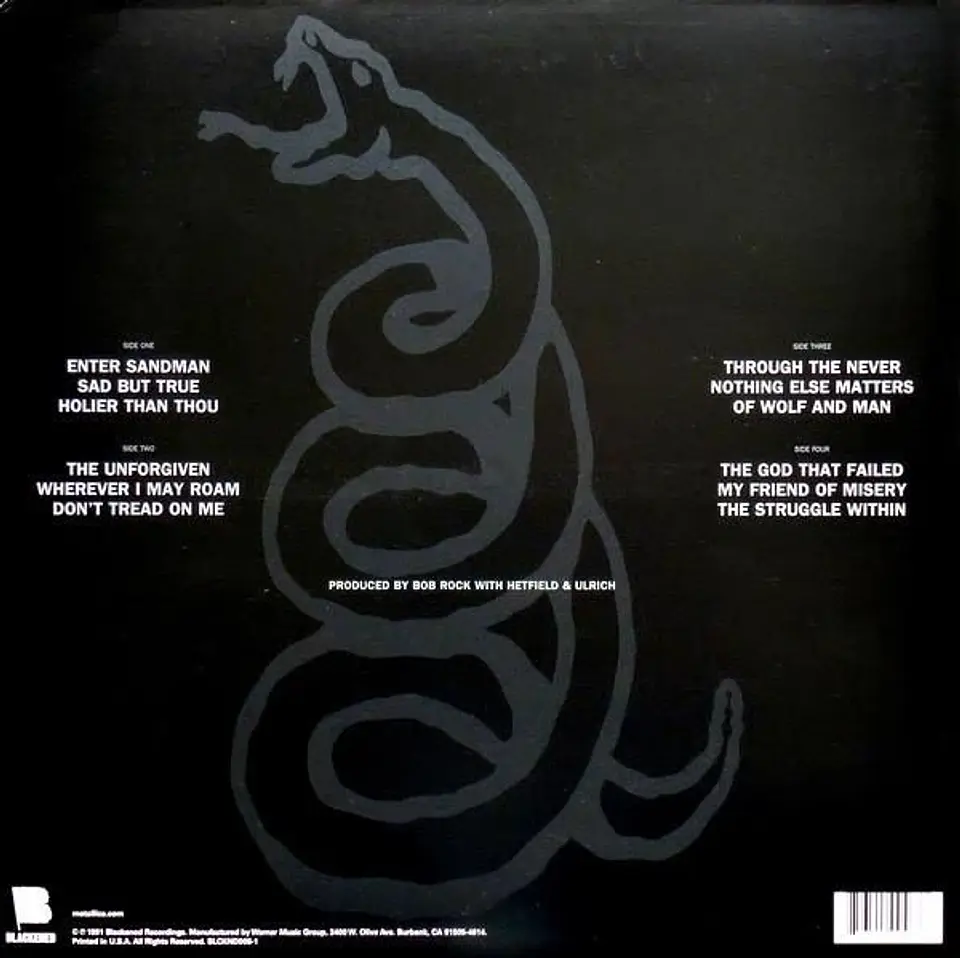 Metallica - Metallica (vinilo 2Lp) 3