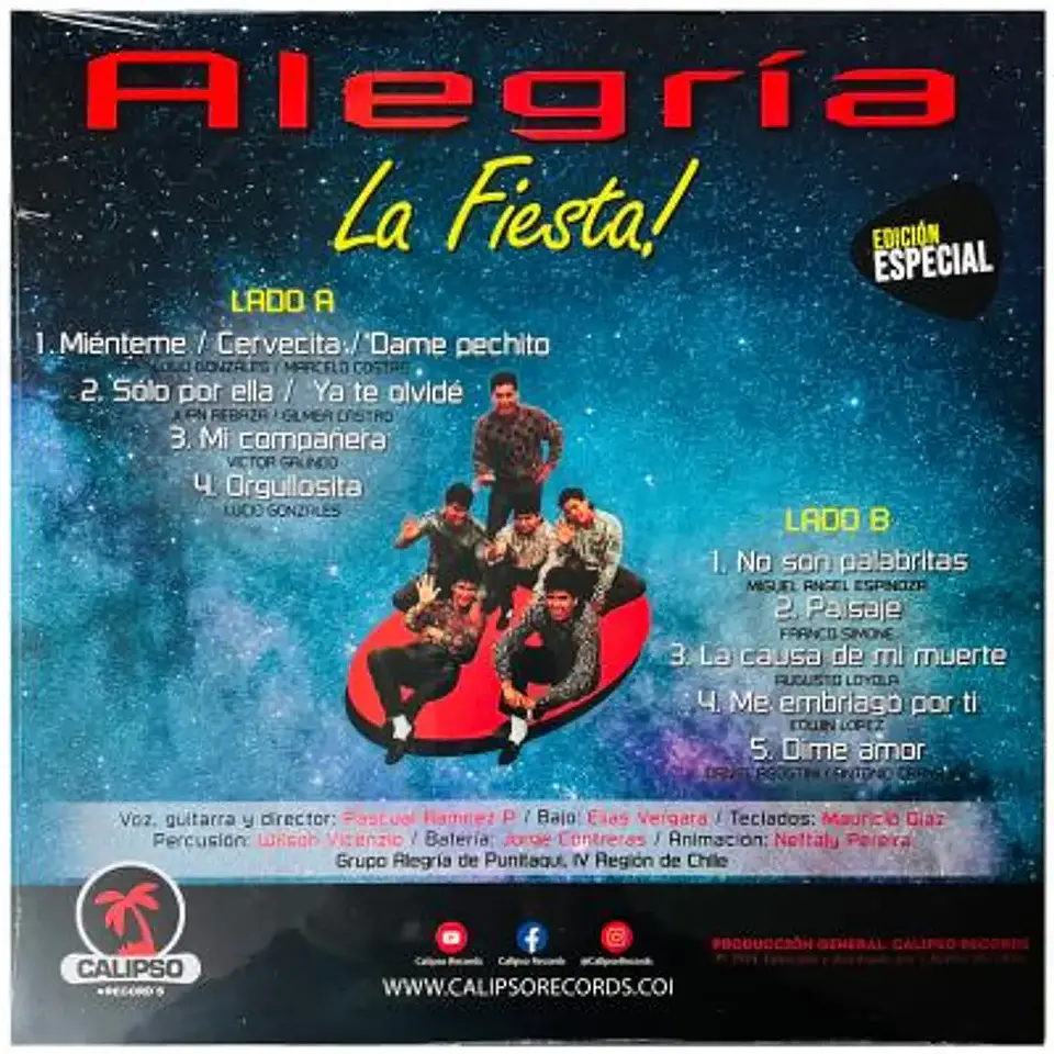 Alegría - La Fiesta (vinilo 1Lp edición especial)  2