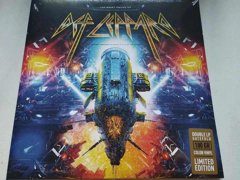Varios Artistas - The many faces of Def Leppard (vinilo 2Lp transparent orange & blue) 1