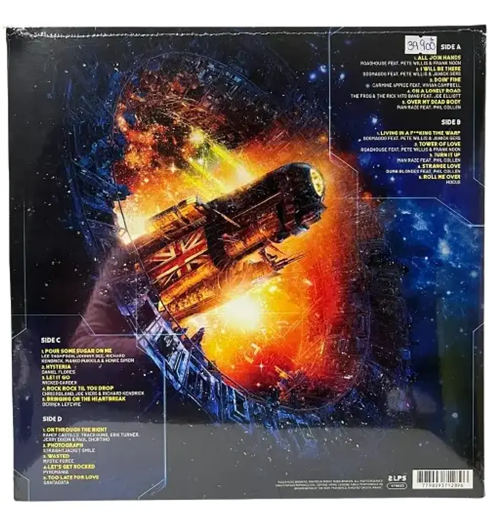 Varios Artistas - The many faces of Def Leppard (vinilo 2Lp transparent orange & blue) 2