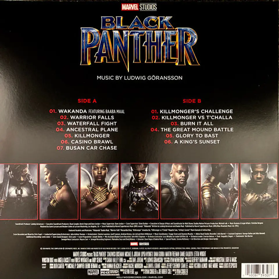 Varios Artistas - The Black Panther / original soundtrack (vinilo 1Lp) 2