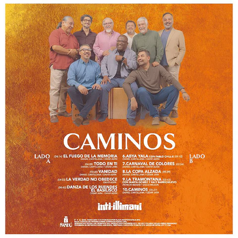 Inti Illimani - Caminos (vinilo 1Lp)