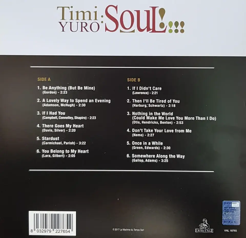 Timi Yuro - Soul (vinilo 1Lp) 2