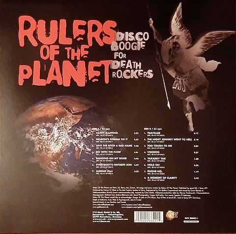 Rules Of The Planet - Disco Boogie For Death Rockers (vinilo 1Lp) //Outlet