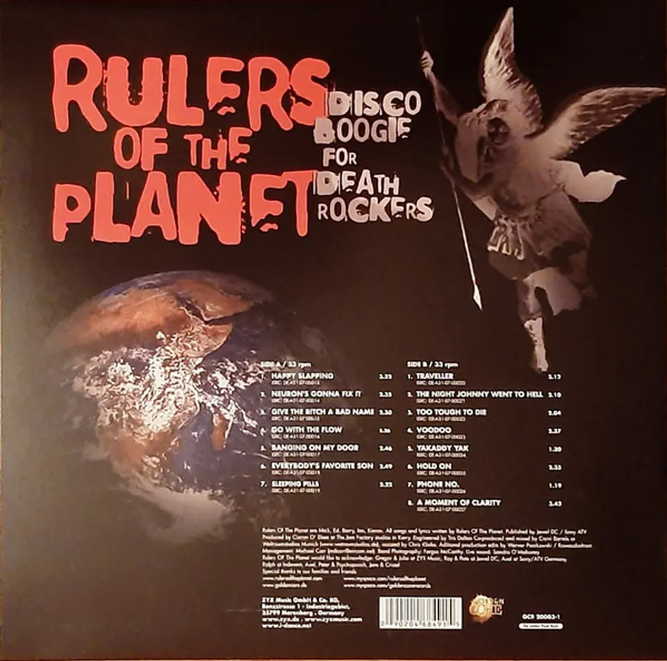 Rules Of The Planet - Disco Boogie For Death Rockers (vinilo 1Lp) //Outlet 2