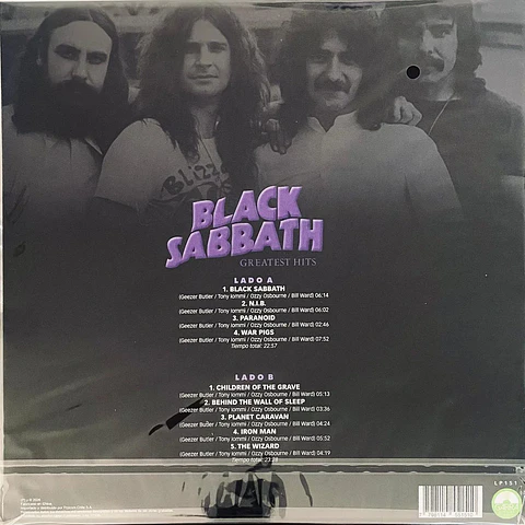 Black Sabbath – Greatest Hits (vinilo 1 Lp)