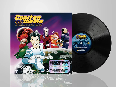 Capitan Memo - El Regreso de Los Robots / edición especial 20 años (vinilo 1Lp)