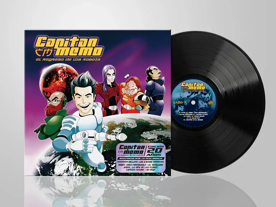 Capitan Memo - El Regreso de Los Robots / edición especial 20 años (vinilo 1Lp) 1
