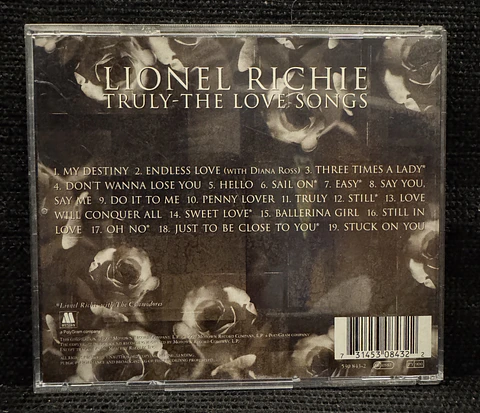 Lionel Richie - Truly the love songs (CD de época)