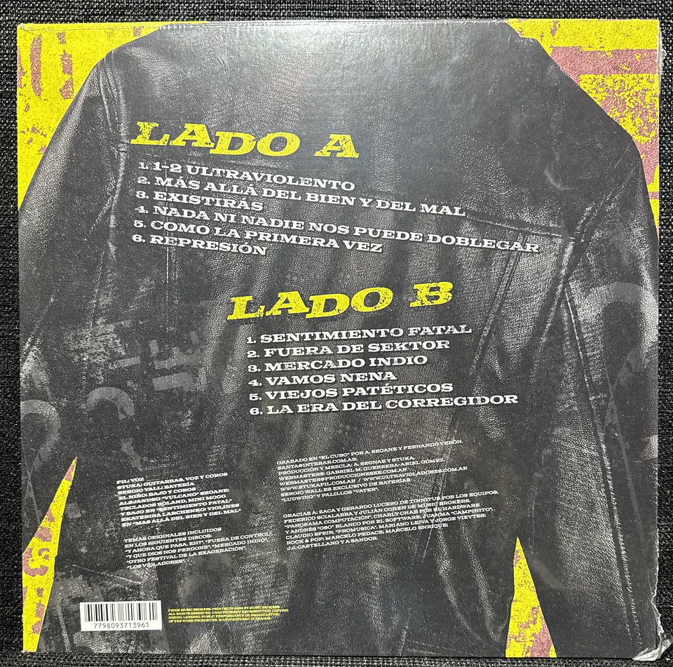 Los Violadores - Lo mejor de Los Violadores (vinilo Lp - yellow transparent) 2