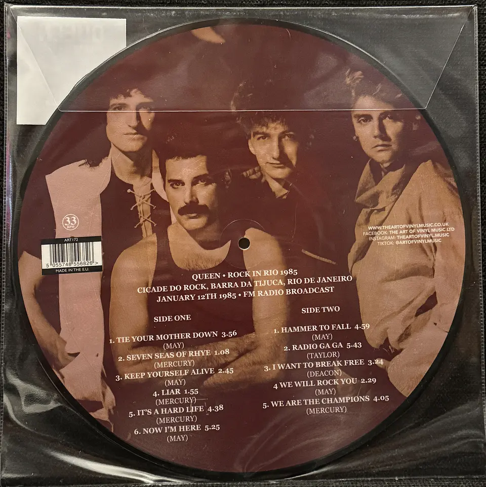 Queen - Live in Rio 1985 (vinilo Lp - Limited edition picture disc) 2