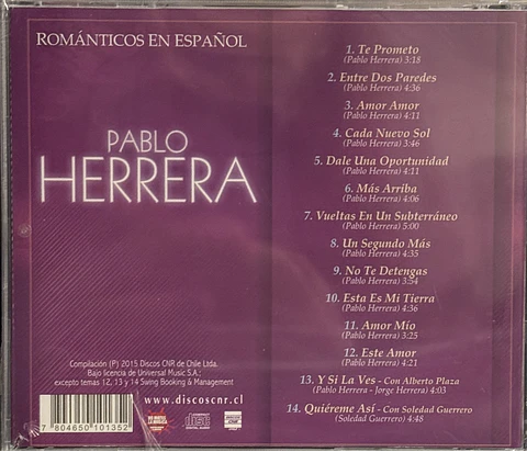 Pablo Herrera - Románticos En Español (CD)