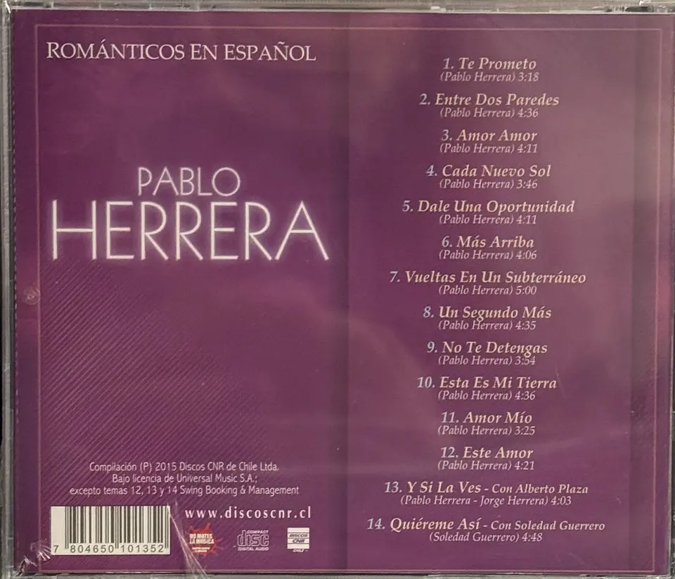 Pablo Herrera - Románticos En Español (CD) 2