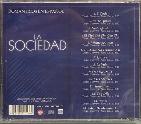 La Sociedad - Románticos En Español (CD)