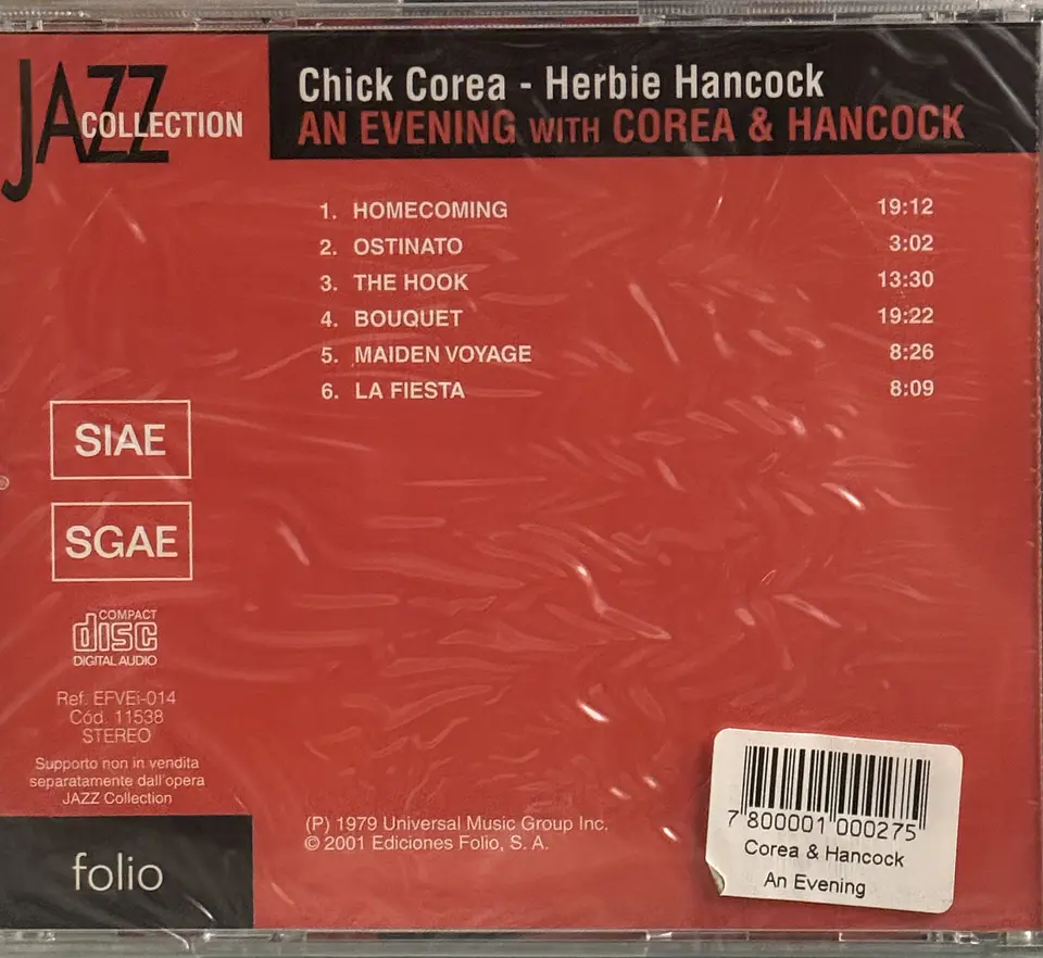 Corea Hancock - The Jazz Collection (CD) 1